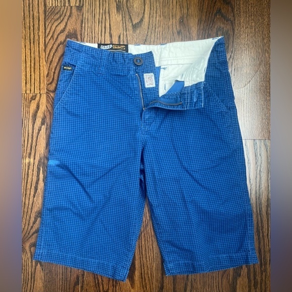 Volcom boys chino shorts Sz. 12 blue - Picture 3 of 5